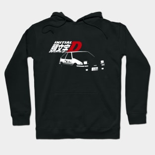 Initial D Toyota Corolla Trueno ae86 Simplistic Graphic Hoodie